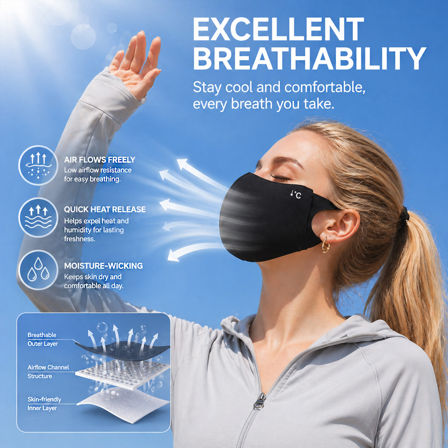 Cooling Summer Sun Mask Outdoo - Sports Mask Breathable recensione e prezzo