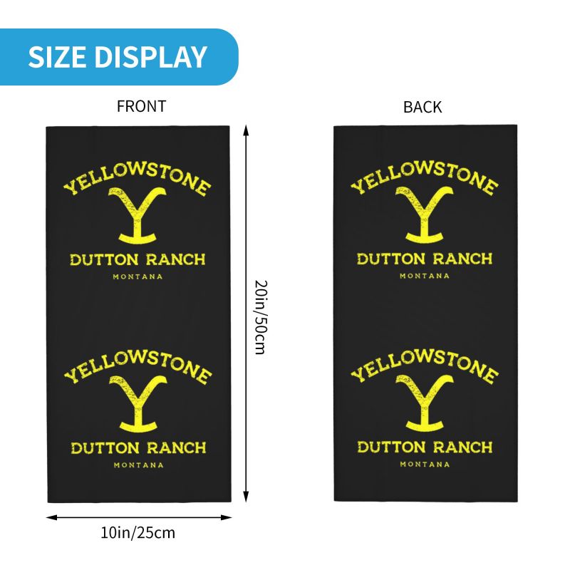 Yellowstone Dutton Ranch Print - Neck Gaiter Face Cover recensione e prezzo