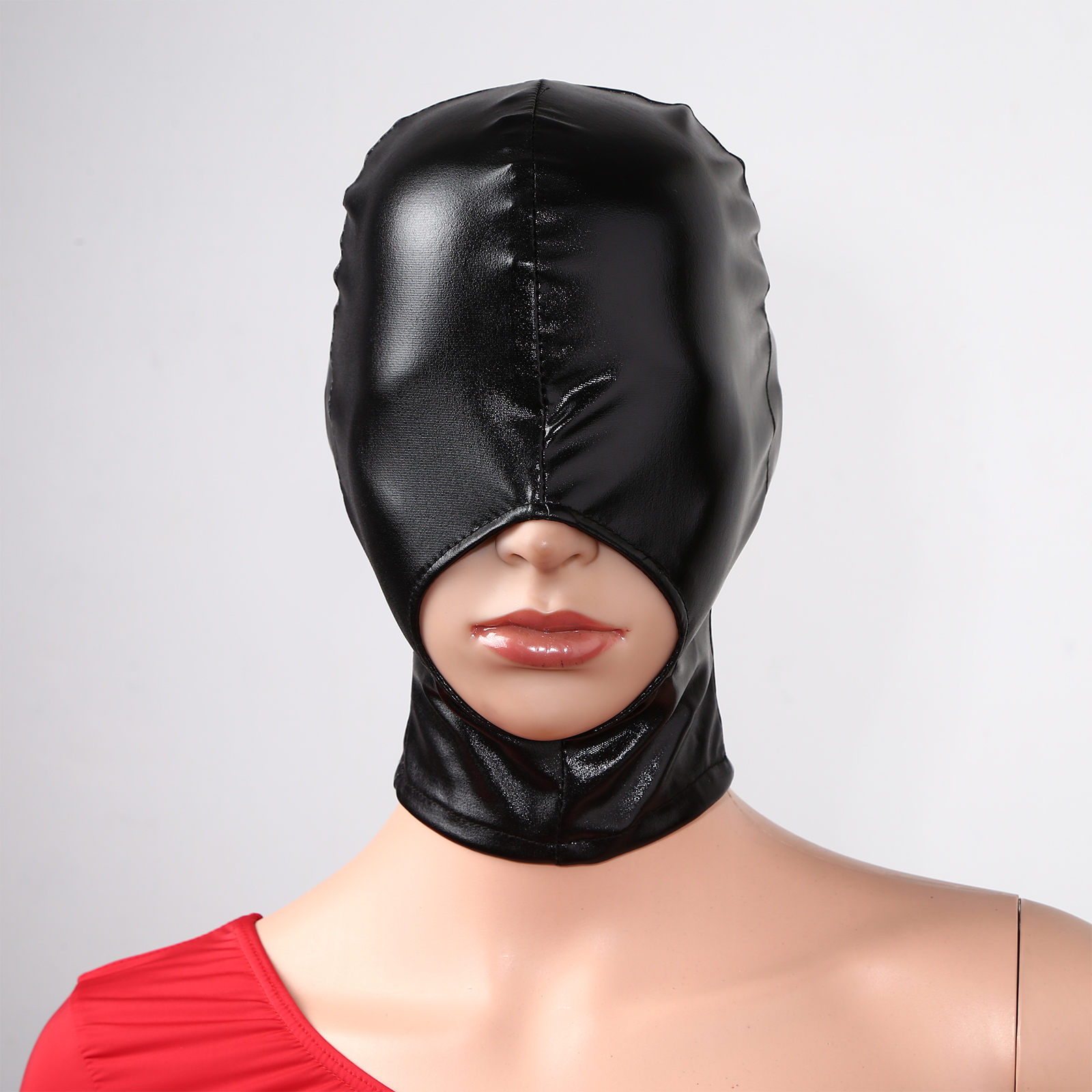 Adult Men Women Black Leather  - Black Face Mask Pack recensione e prezzo