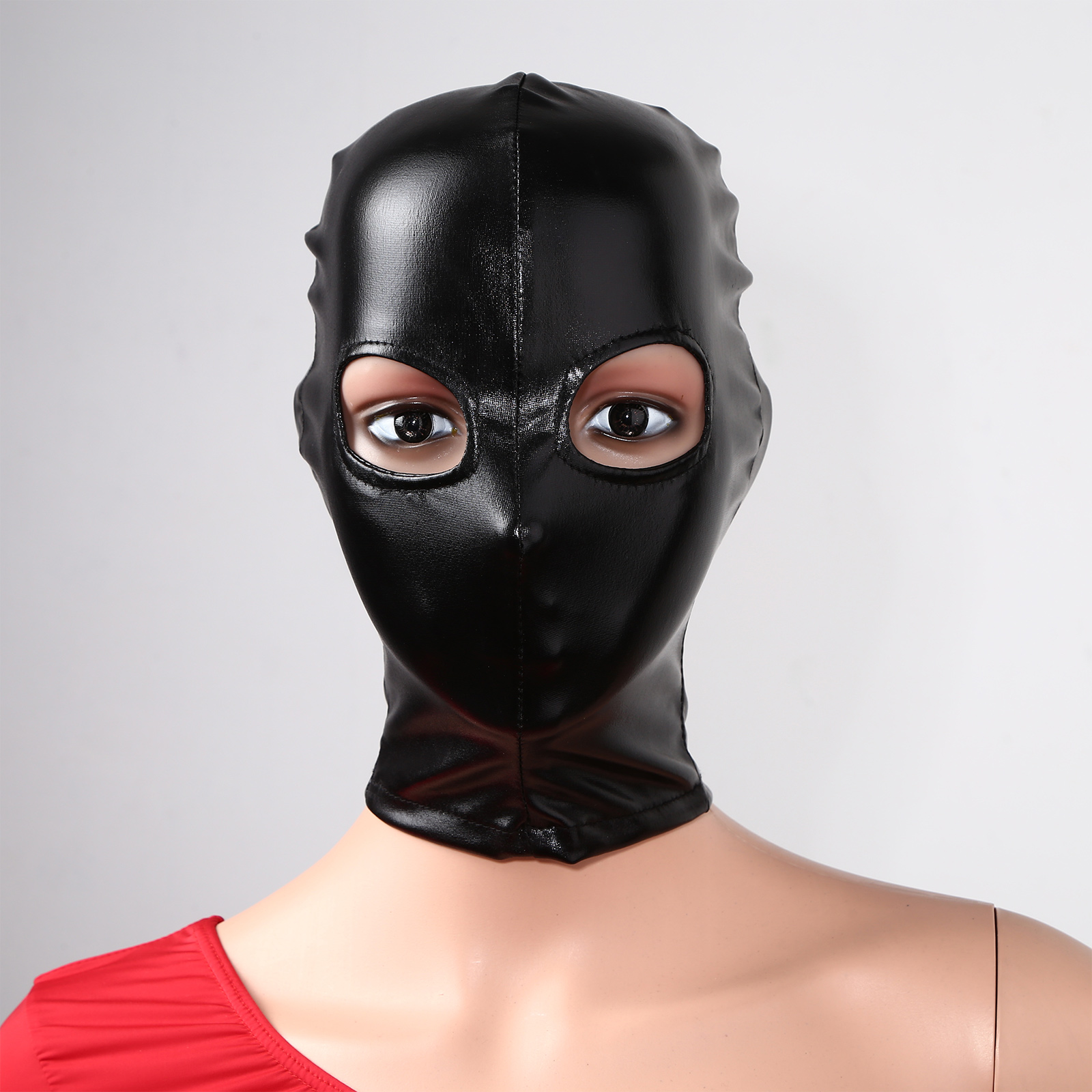 Adult Men Women Black Leather  - Black Face Mask Pack recensione e prezzo