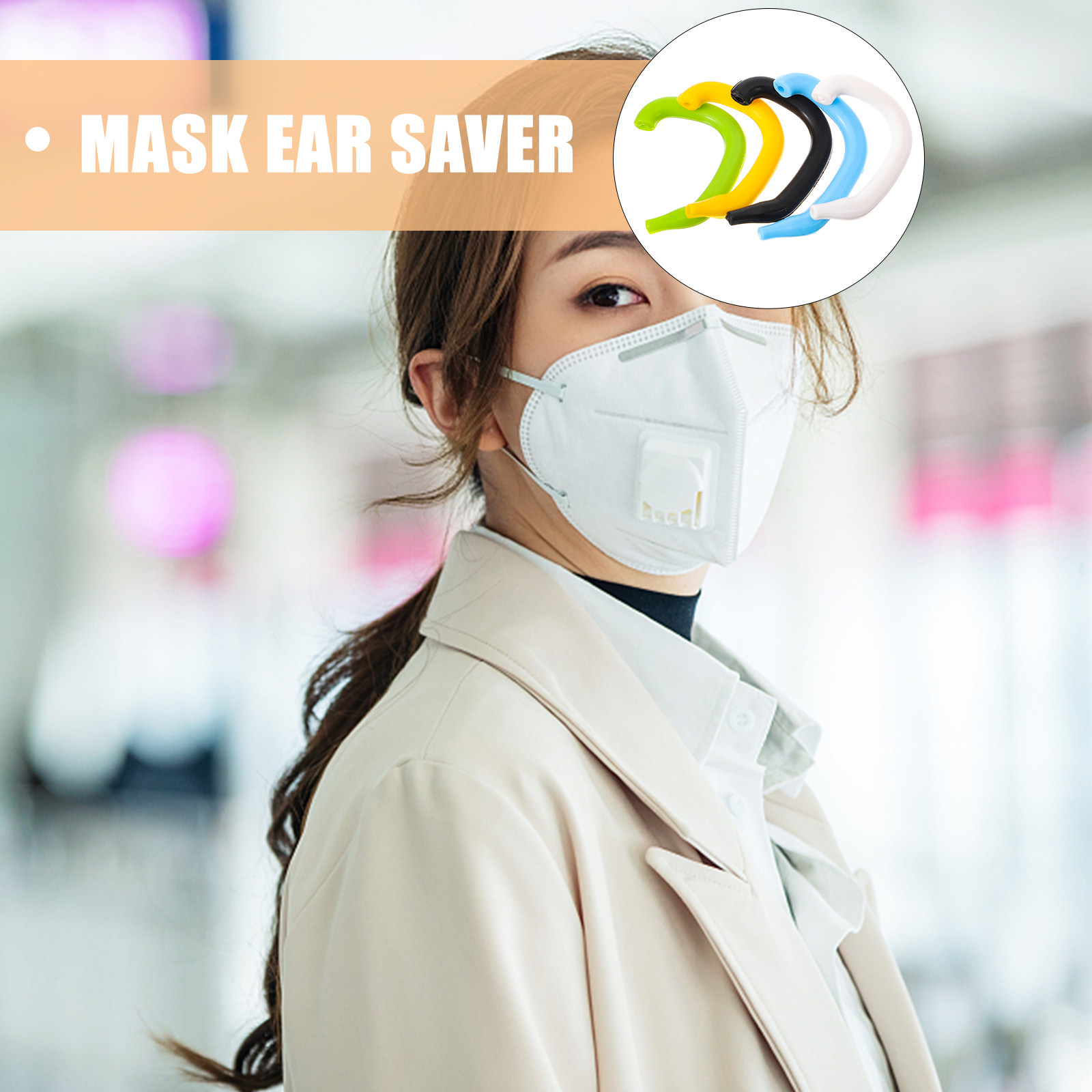 5Pcs Premium Silicone Ear Save - Disposable Surgical Mask recensione e prezzo