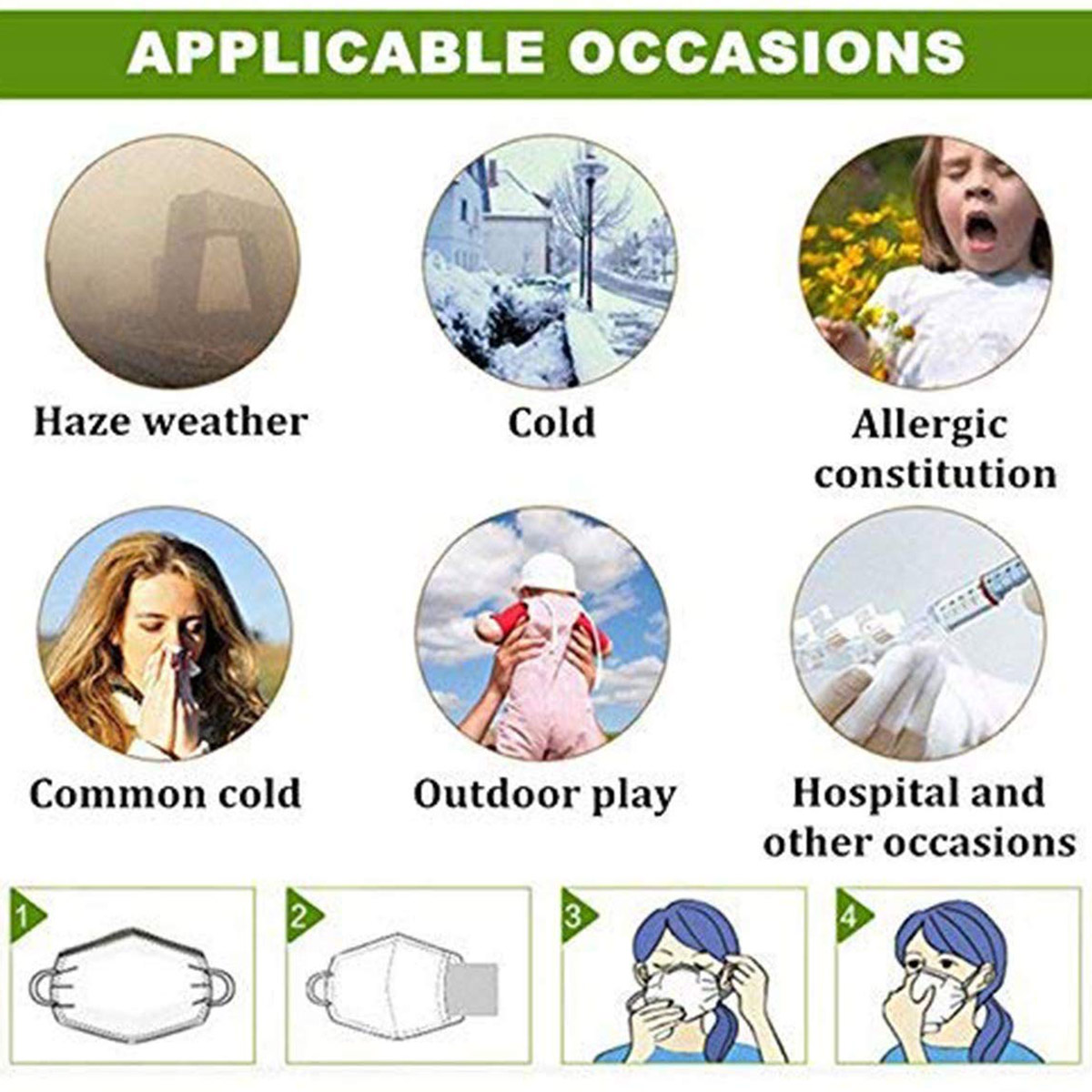 Adjustable Face Mask Anti-dust - Pm2.5 Filter Insert recensione e prezzo