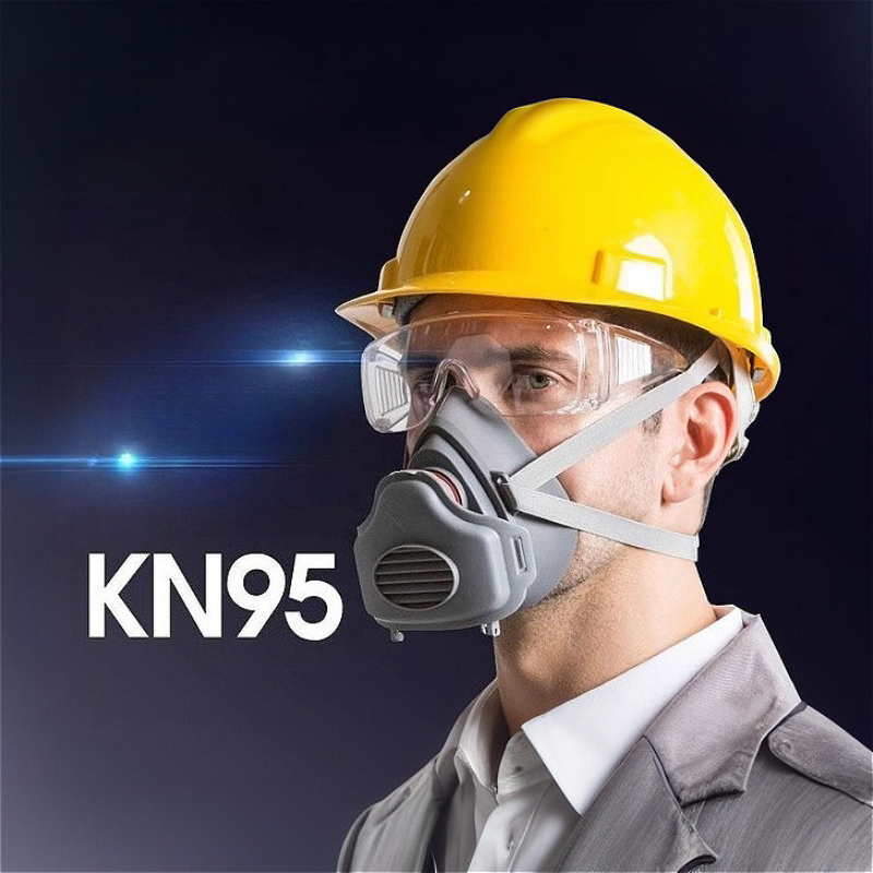 Half Face Dust Mask Dust Respi - Kn95 Respirator Mask recensione e prezzo