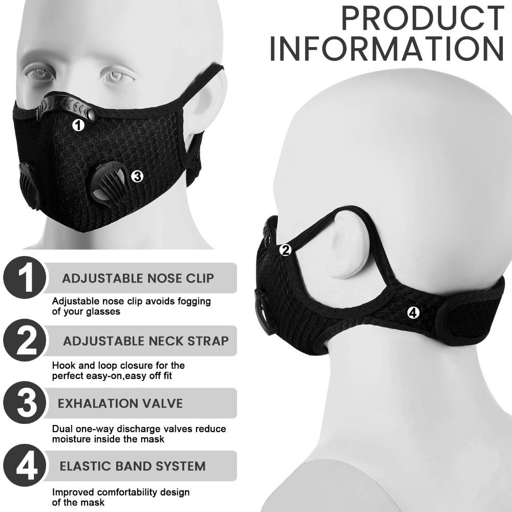 Breathable Ergonomic Dust Mask - Anti Pollution Mask recensione e prezzo