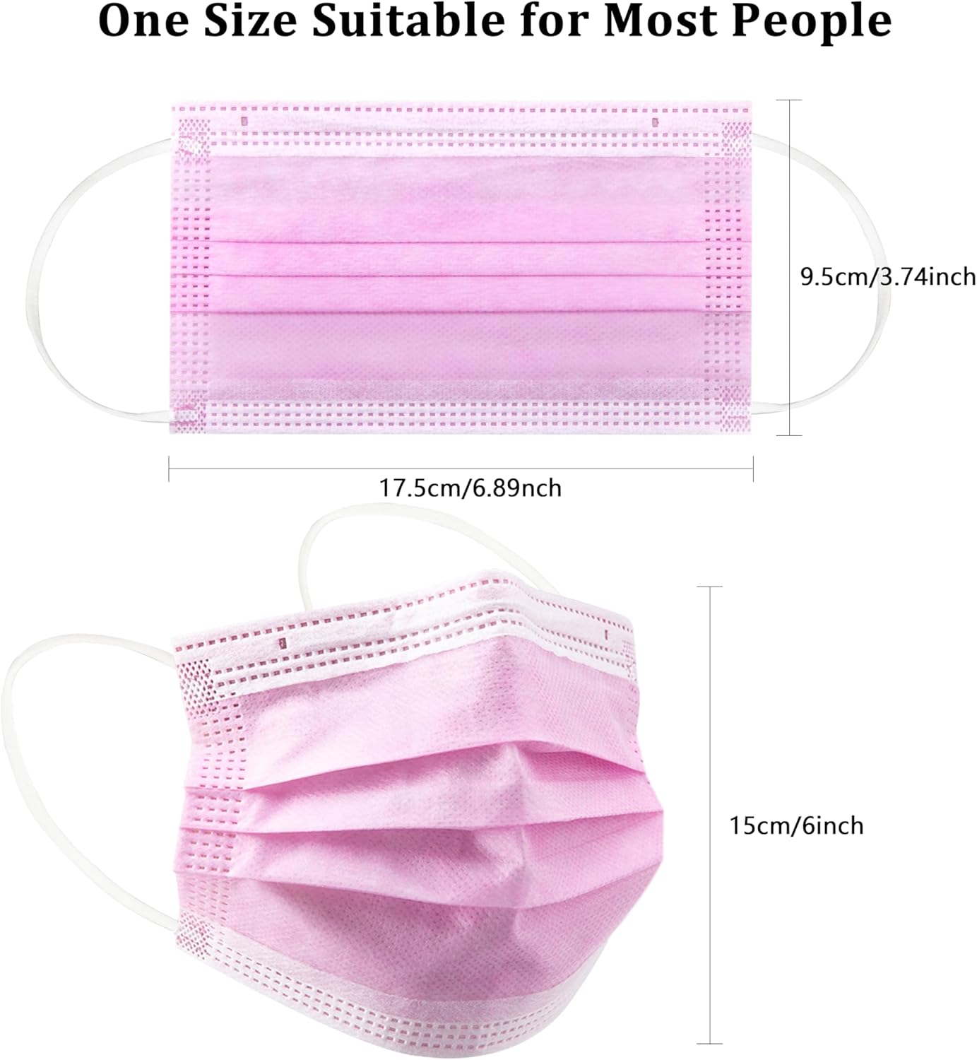 200Pcs Value Pack! Pink Dispos - Disposable Surgical Mask recensione e prezzo