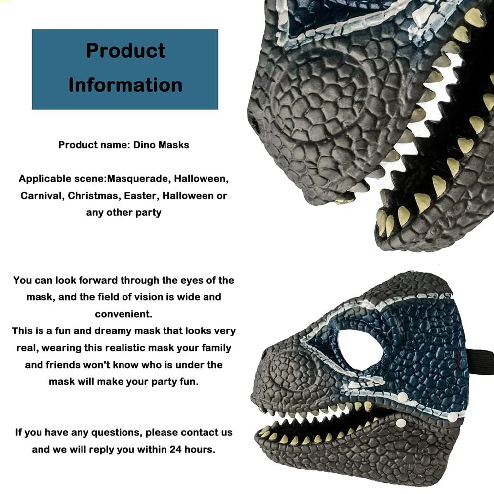 Halloween Dinosaur Mask Horror - Kids Face Mask recensione e prezzo