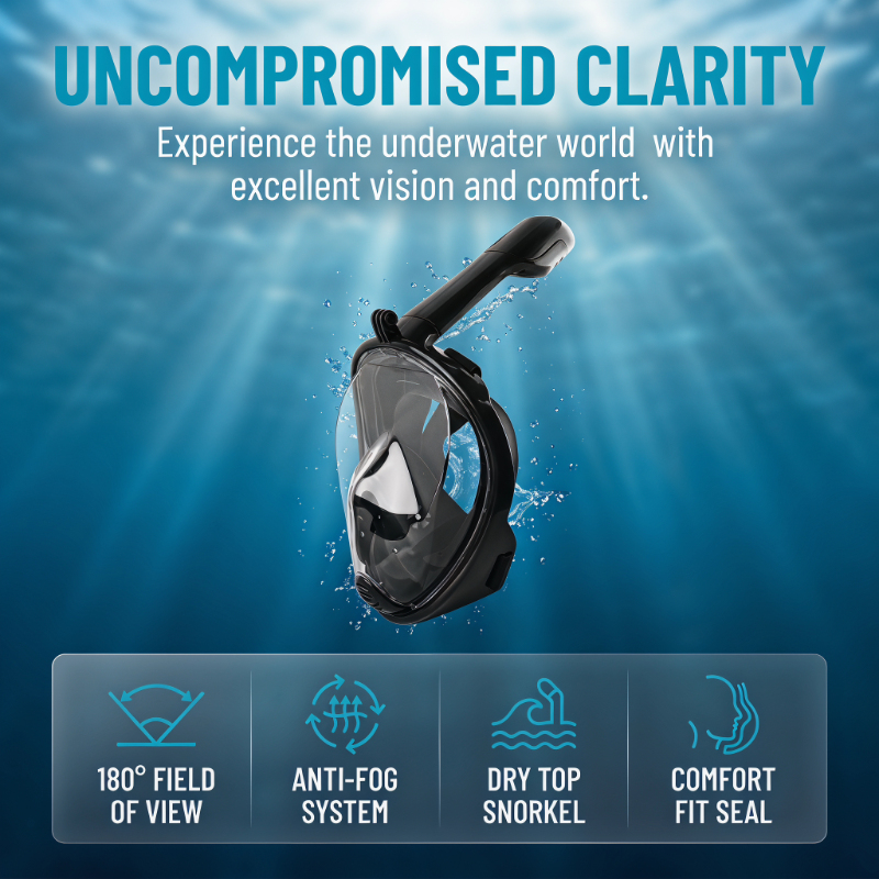 Safe Waterproof Snorkeling Div - Anti Pollution Mask recensione e prezzo