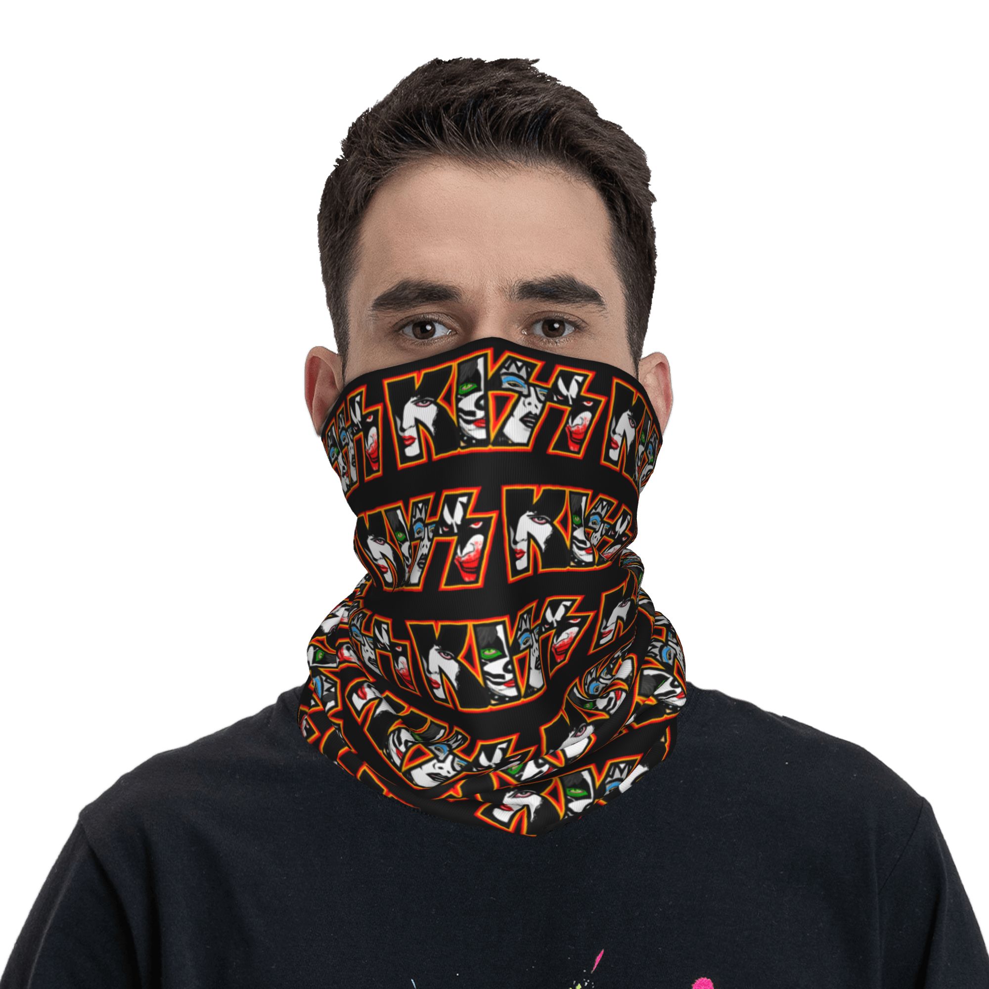 Custom Heavy Metal Rock K-Kiss - Neck Gaiter Face Cover recensione e prezzo
