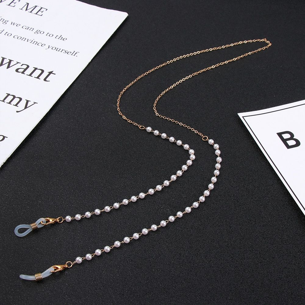 Fashion Flower Beads Eyeglass  - Mask Chain Holder recensione e prezzo