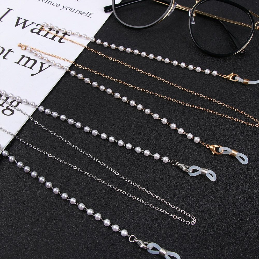 Fashion Flower Beads Eyeglass  - Mask Chain Holder recensione e prezzo