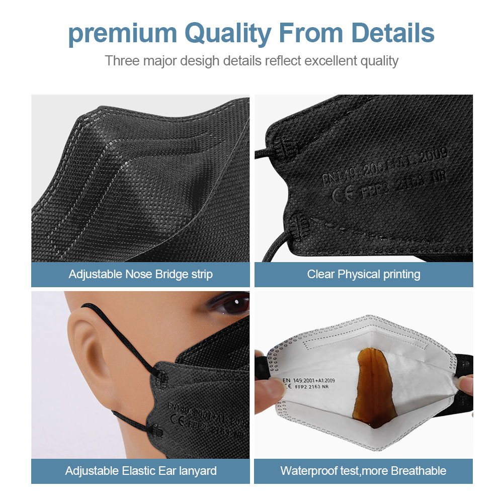 Adult Fish Shape Certified KN9 - Disposable Surgical Mask recensione e prezzo