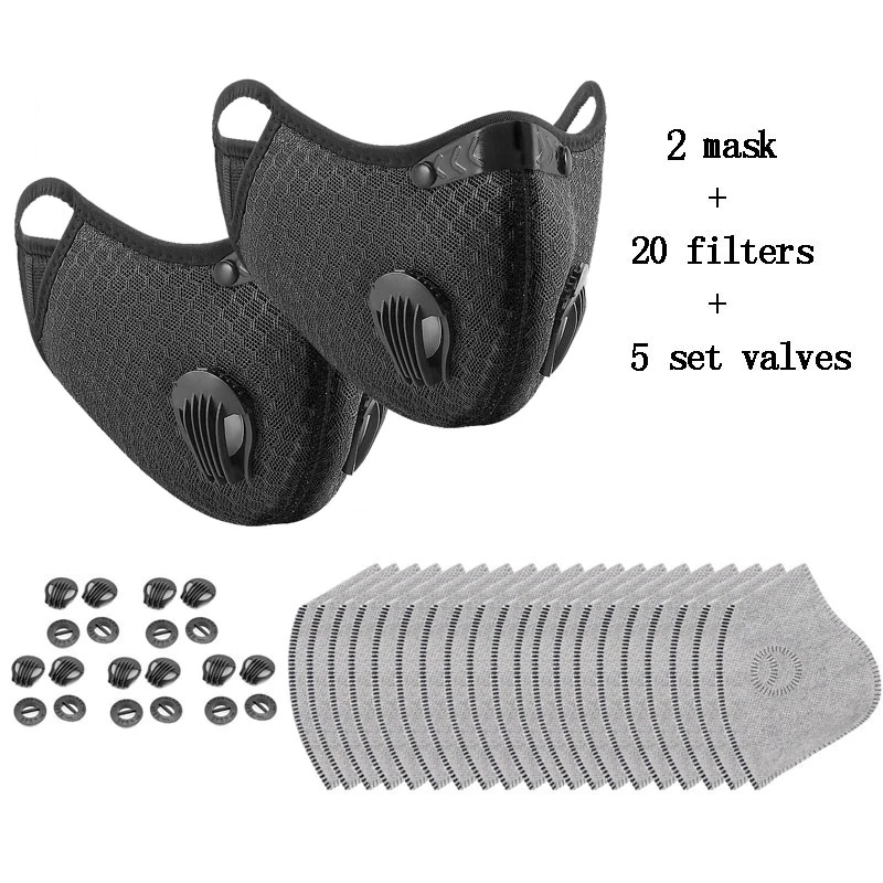 Cycling Face Mask with Filter  - Anti Pollution Mask recensione e prezzo