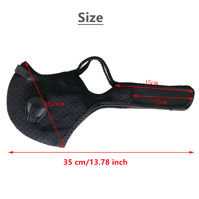 Cycling Face Mask with Filter  - Anti Pollution Mask recensione e prezzo