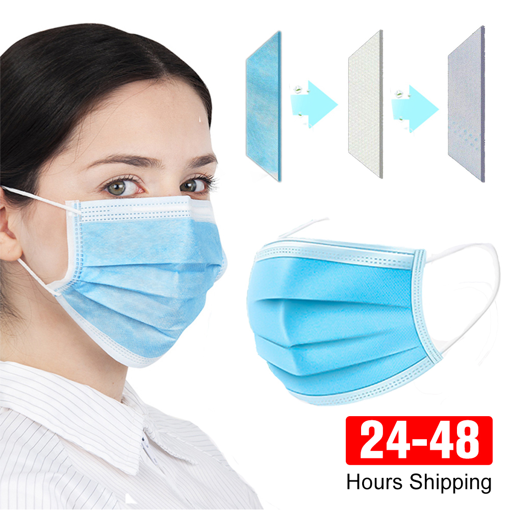 Masks 3-layer Mask Face Masks  - Black Face Mask Pack recensione e prezzo