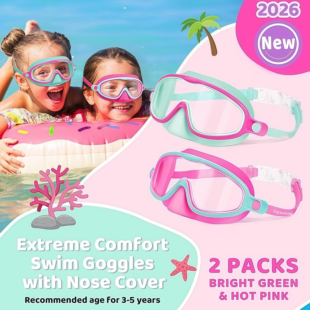 Kids Swim Goggles with Nose Co - Anti Pollution Mask recensione e prezzo
