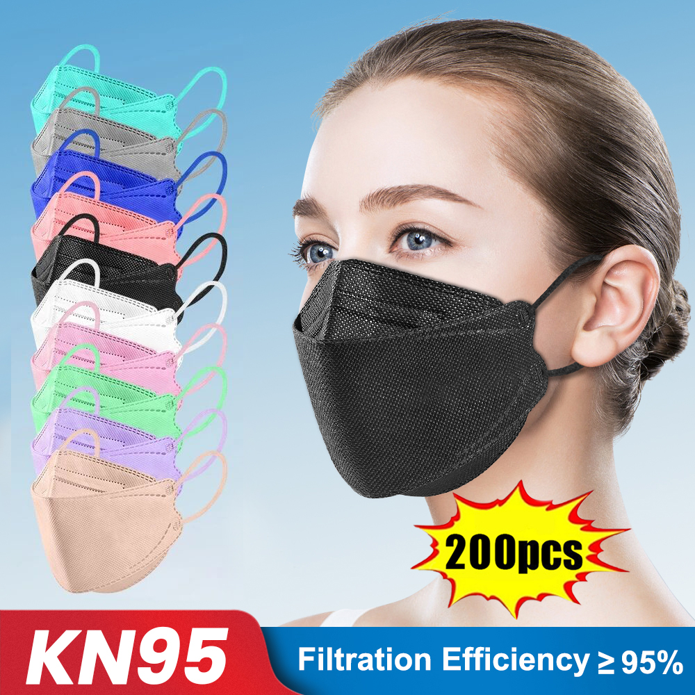 10-200pcs ffp2 mascarillas CE  - Disposable Surgical Mask recensione e prezzo
