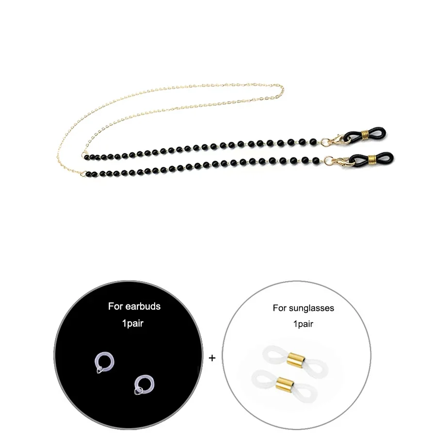 Crystal Beaded Chain for Mask  - Mask Chain Holder recensione e prezzo