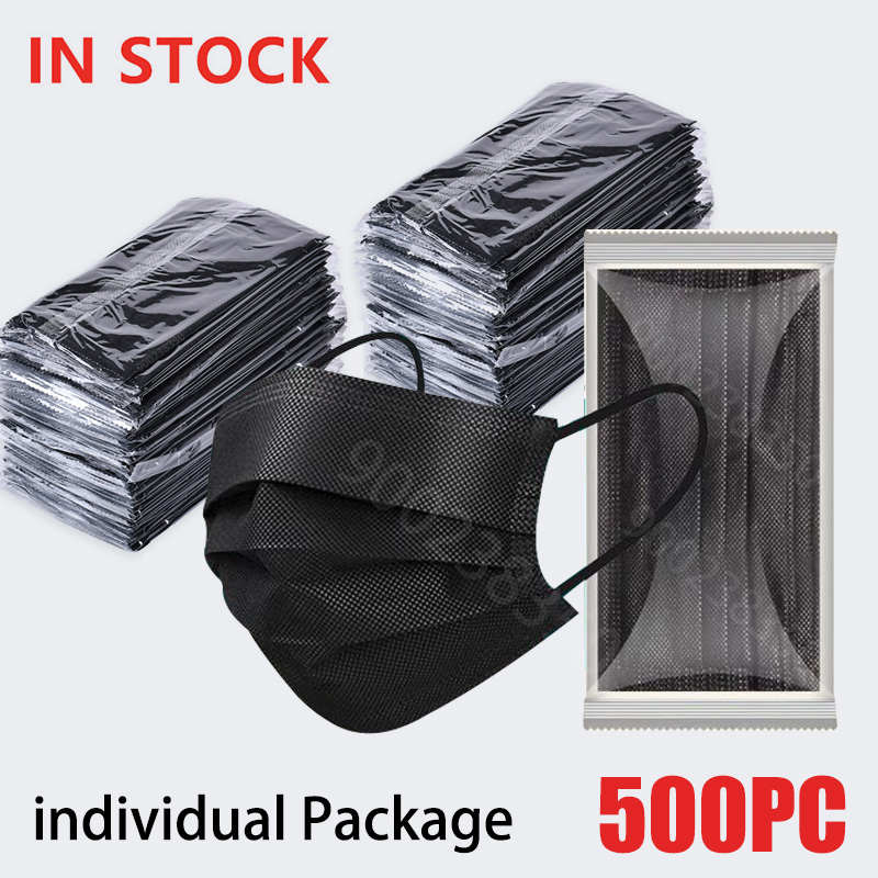 50-500pcs Black Disposable Cer - Disposable Surgical Mask recensione e prezzo