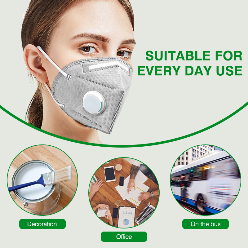 POWECOM KN95 Masks Activated C - Disposable Surgical Mask recensione e prezzo