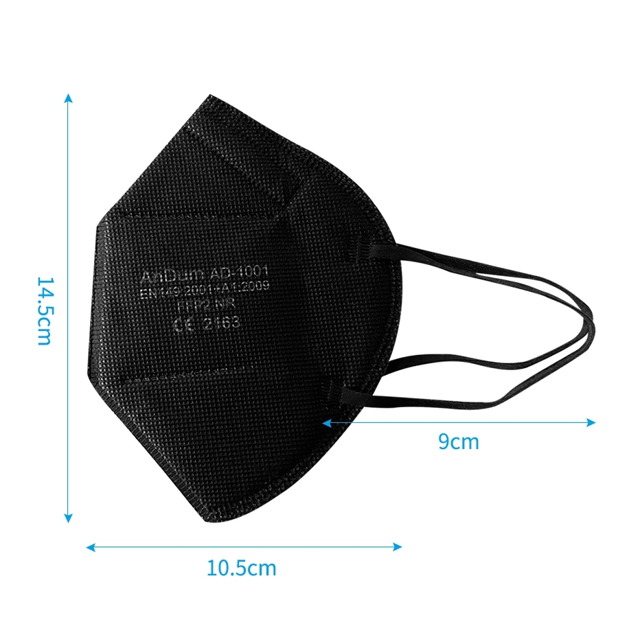 10PCS FFP2 Mask CE Approved Fi - Anti Pollution Mask recensione e prezzo