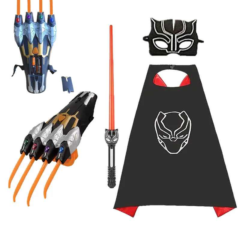 Superhero Mask Cape Set, Black - Black Face Mask Pack recensione e prezzo