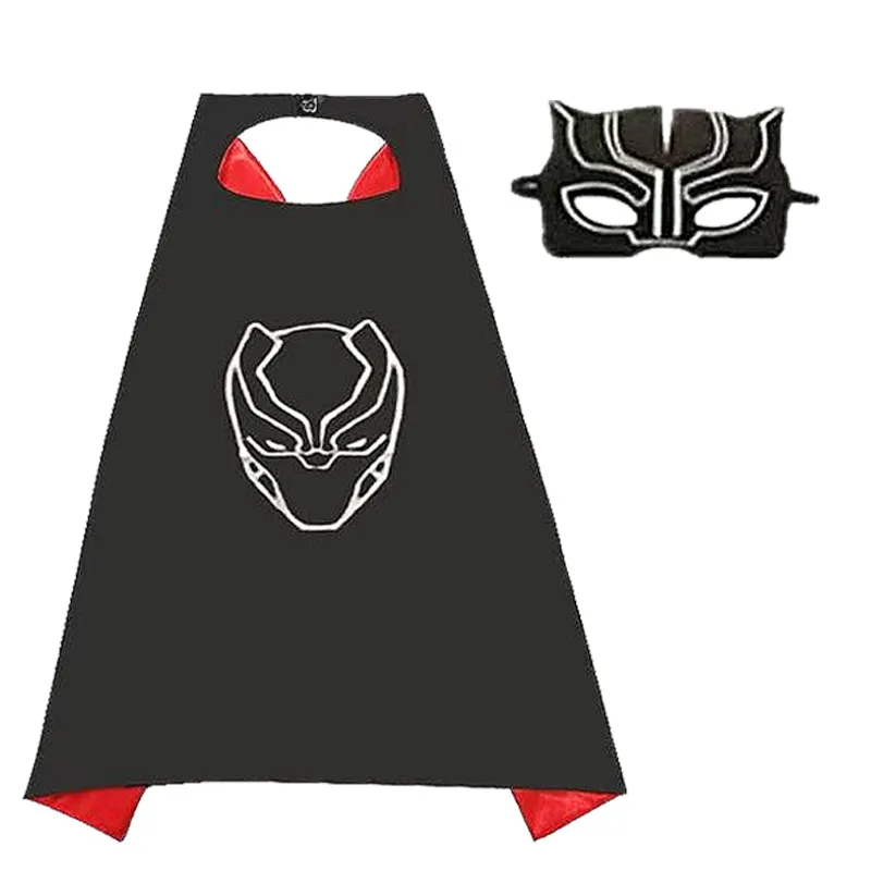 Superhero Mask Cape Set, Black - Black Face Mask Pack recensione e prezzo