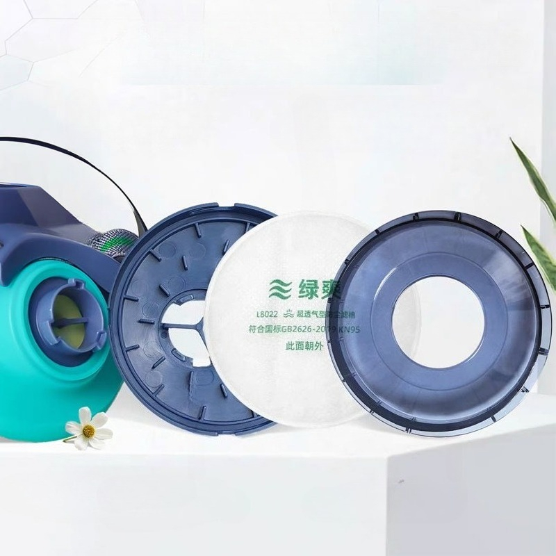 Dual Filter Silicone Half Face - Kn95 Respirator Mask recensione e prezzo