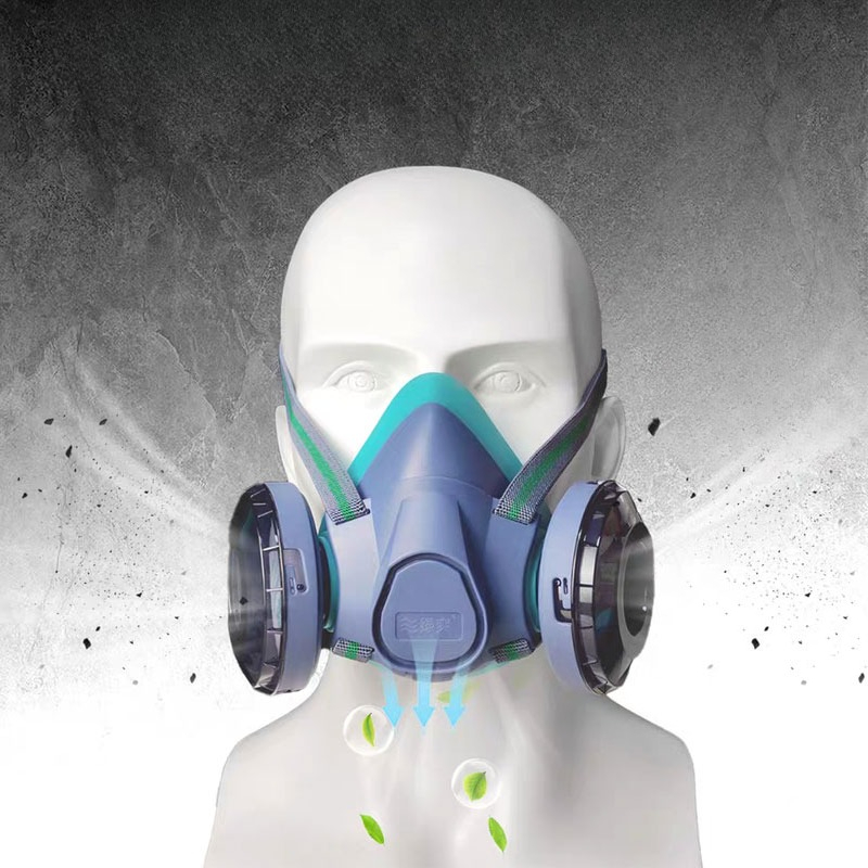 Dual Filter Silicone Half Face - Kn95 Respirator Mask recensione e prezzo