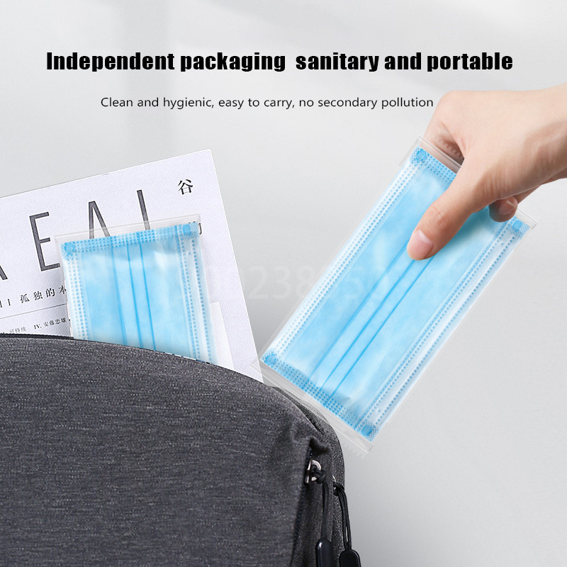 10-500pcs Disposable Adults in - Disposable Mask Blue recensione e prezzo