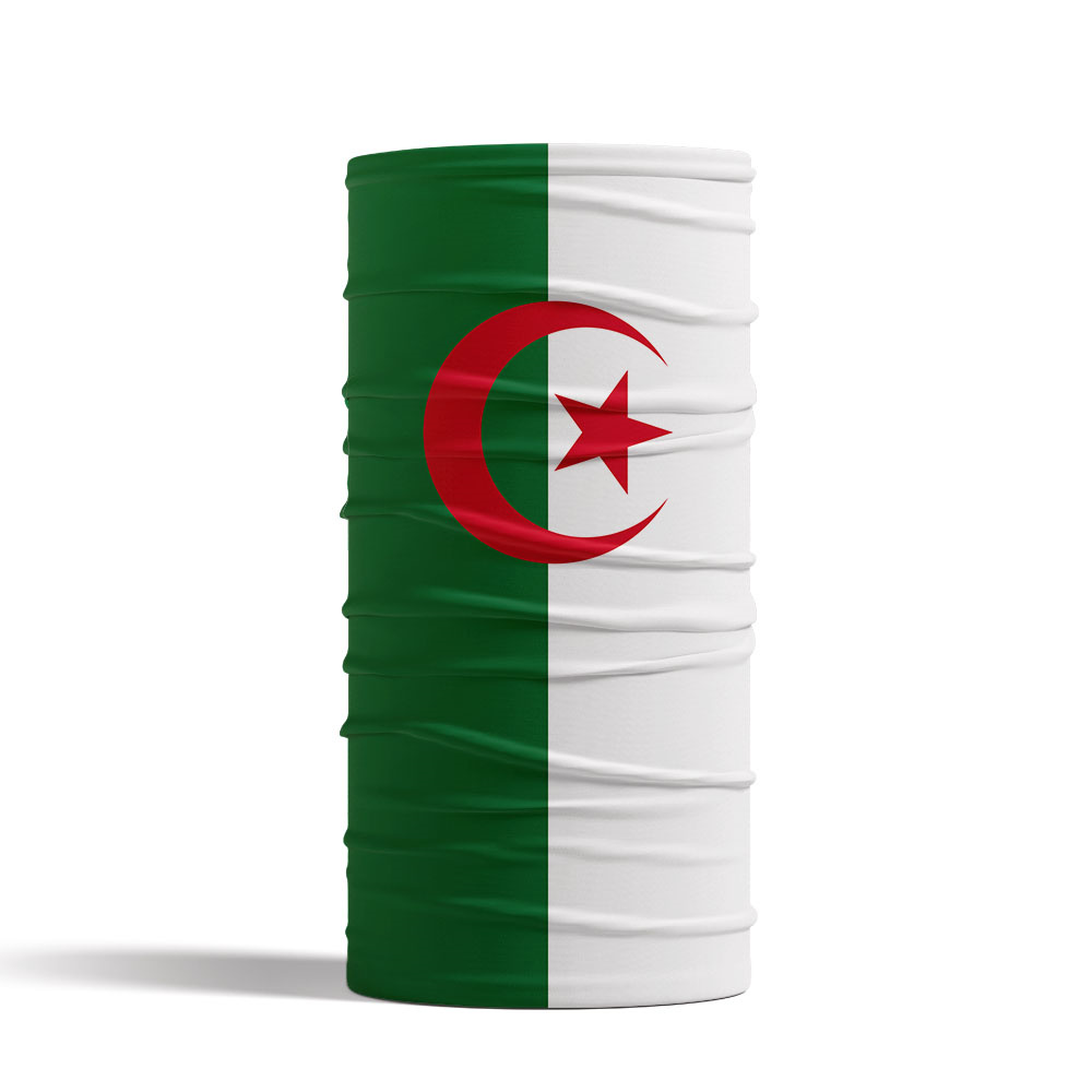 Algeria Flag Printed Bandana H - Neck Gaiter Face Cover recensione e prezzo