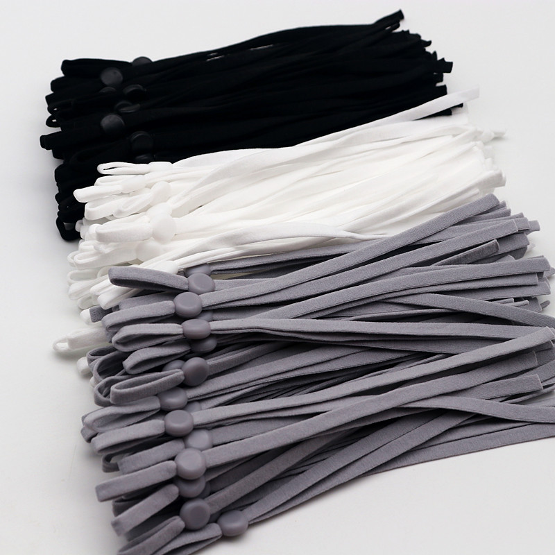 100Pcs15CM/5mm Black and White - Mask Lanyard Adjustable recensione e prezzo
