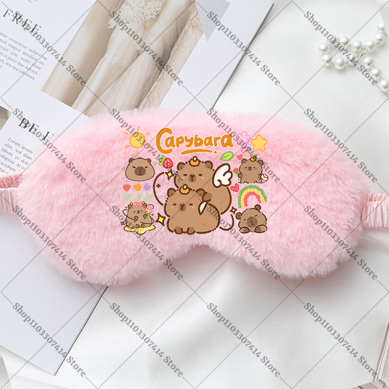 Capybara Girl Cartoon Sleep Ey - Kids Face Mask recensione e prezzo