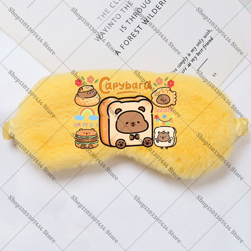 Capybara Girl Cartoon Sleep Ey - Kids Face Mask recensione e prezzo