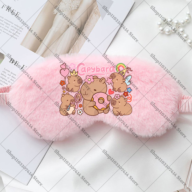 Capybara Girl Cartoon Sleep Ey - Kids Face Mask recensione e prezzo