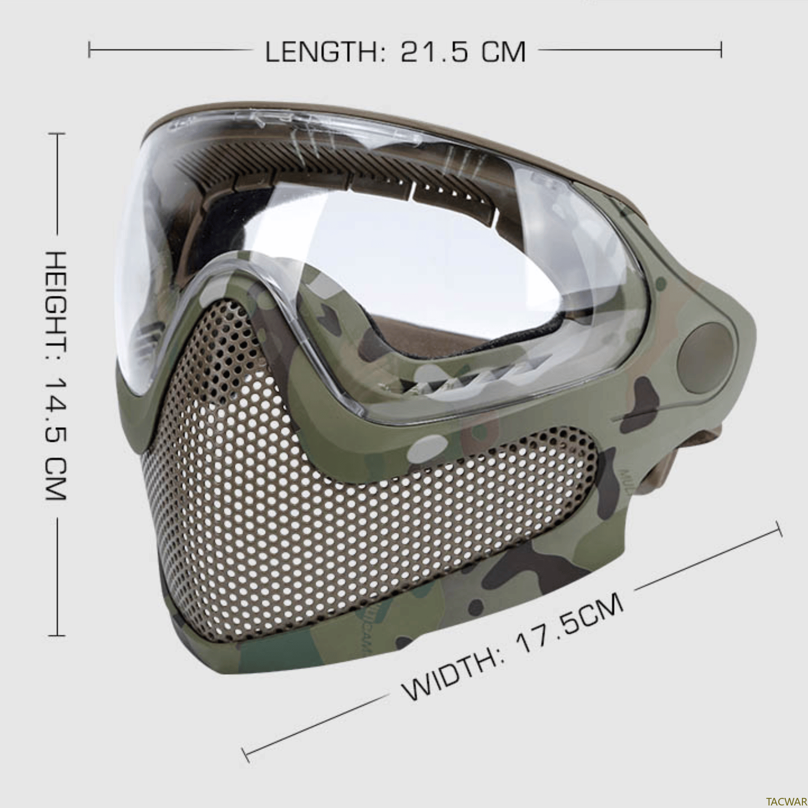 Airsoft Steel Mesh Mask Full F - Anti Pollution Mask recensione e prezzo