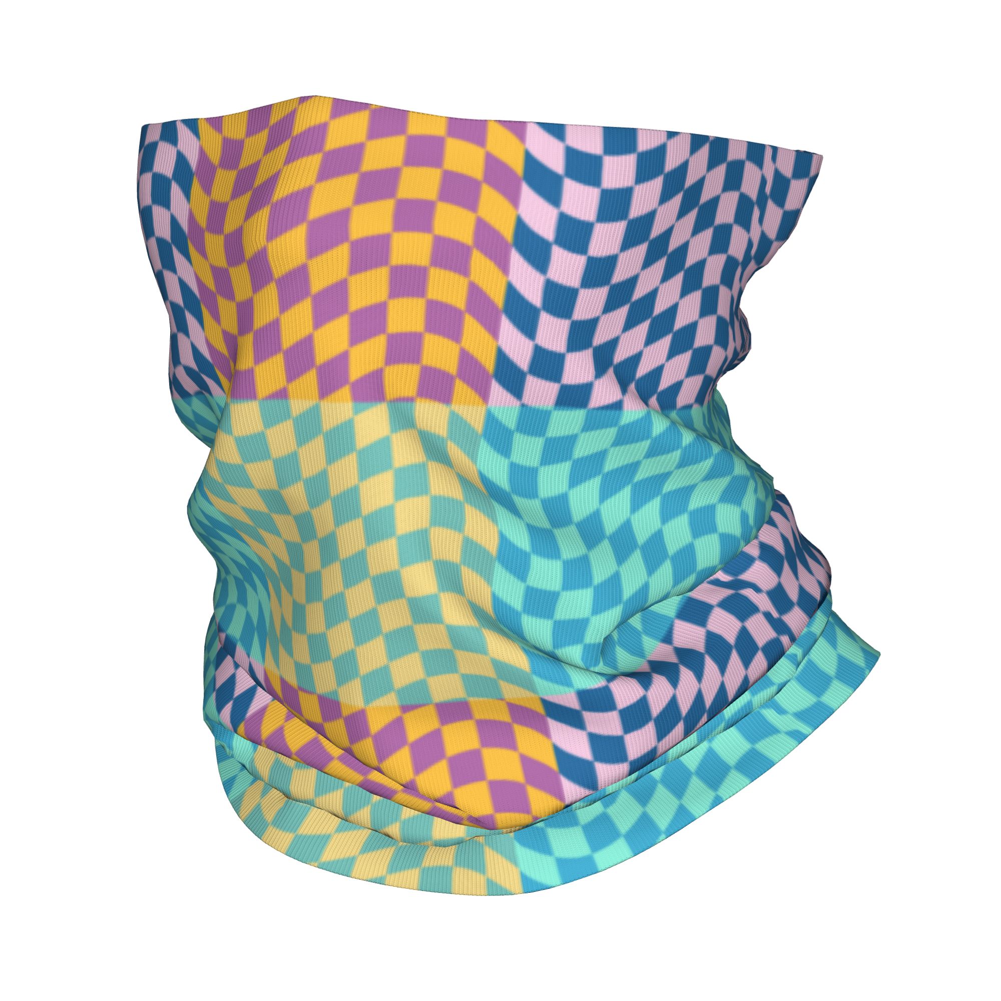 Custom Colored Checkered Banda - Neck Gaiter Face Cover recensione e prezzo