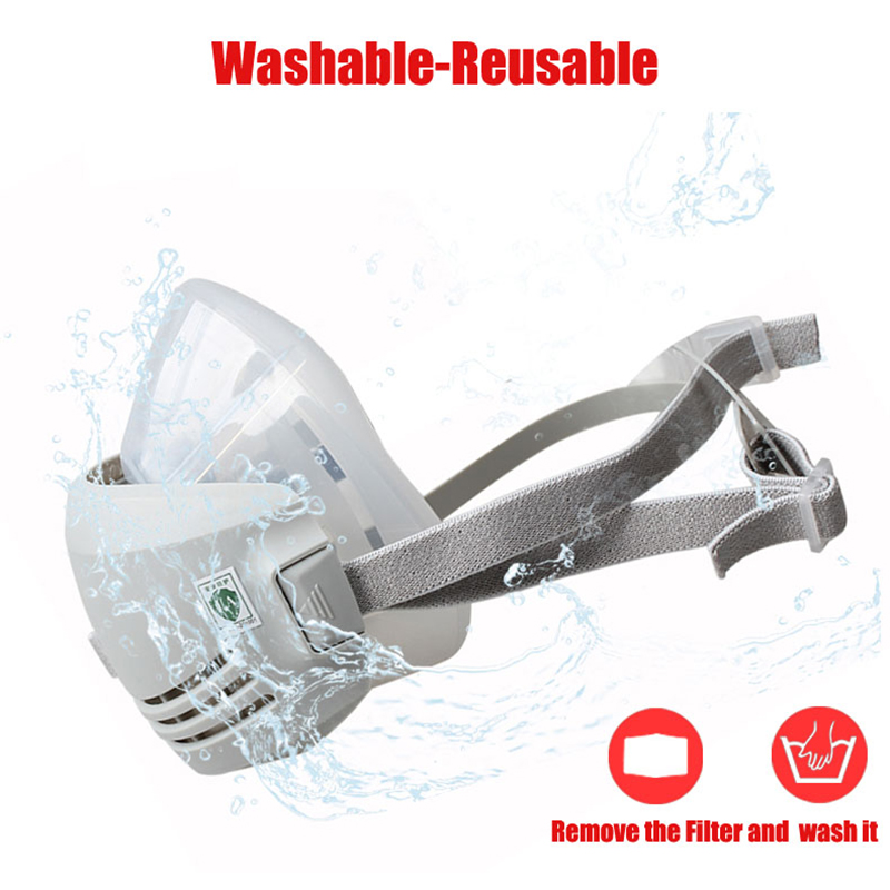 Silicone Dust-proof Gas Mask R - Cloth Face Mask Washable recensione e prezzo