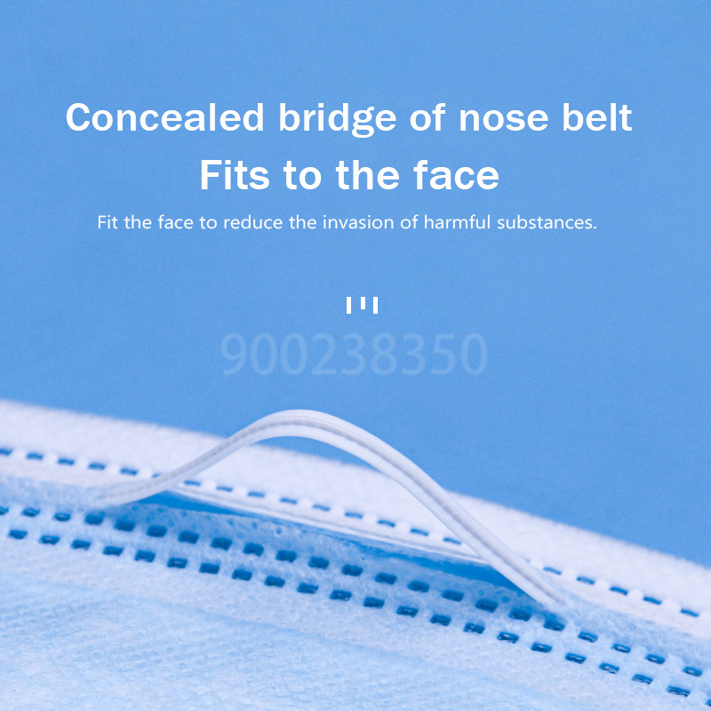 10-500pcs Disposable Adults in - Disposable Mask Blue recensione e prezzo